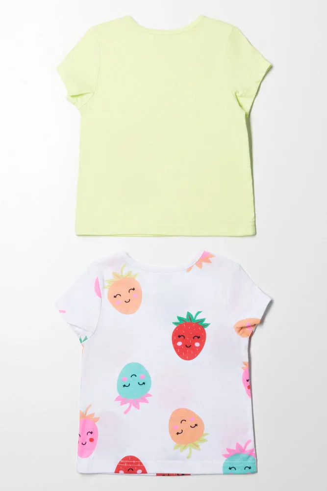 2 Pack Tshirt Lime