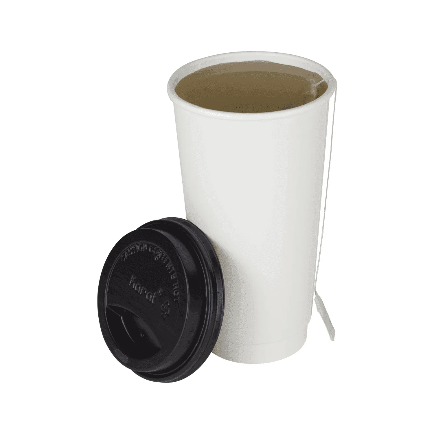 [300 ct] 20 oz Paper Coffee Cups | Insulated | 90 mm | White