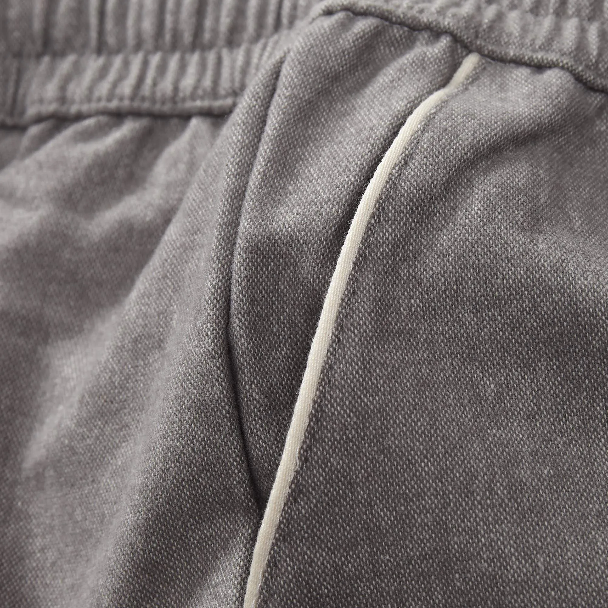 Arove Pyjama Bottoms [Stone grey/Natural white]