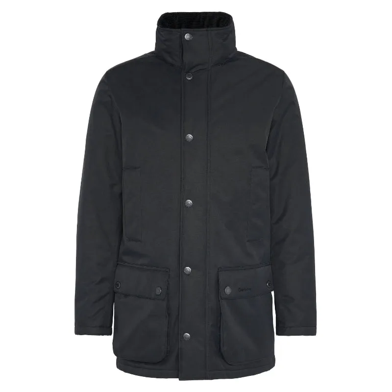 Barbour Modern Border Showerproof Mens Mac Coat - Black