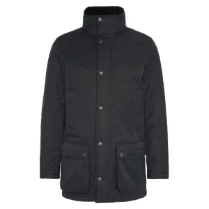 Barbour Modern Border Showerproof Mens Mac Coat - Black