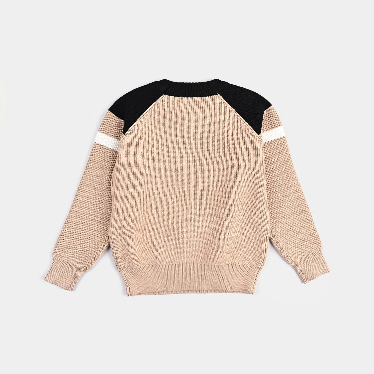 Boys Knitted Sweater- Beige