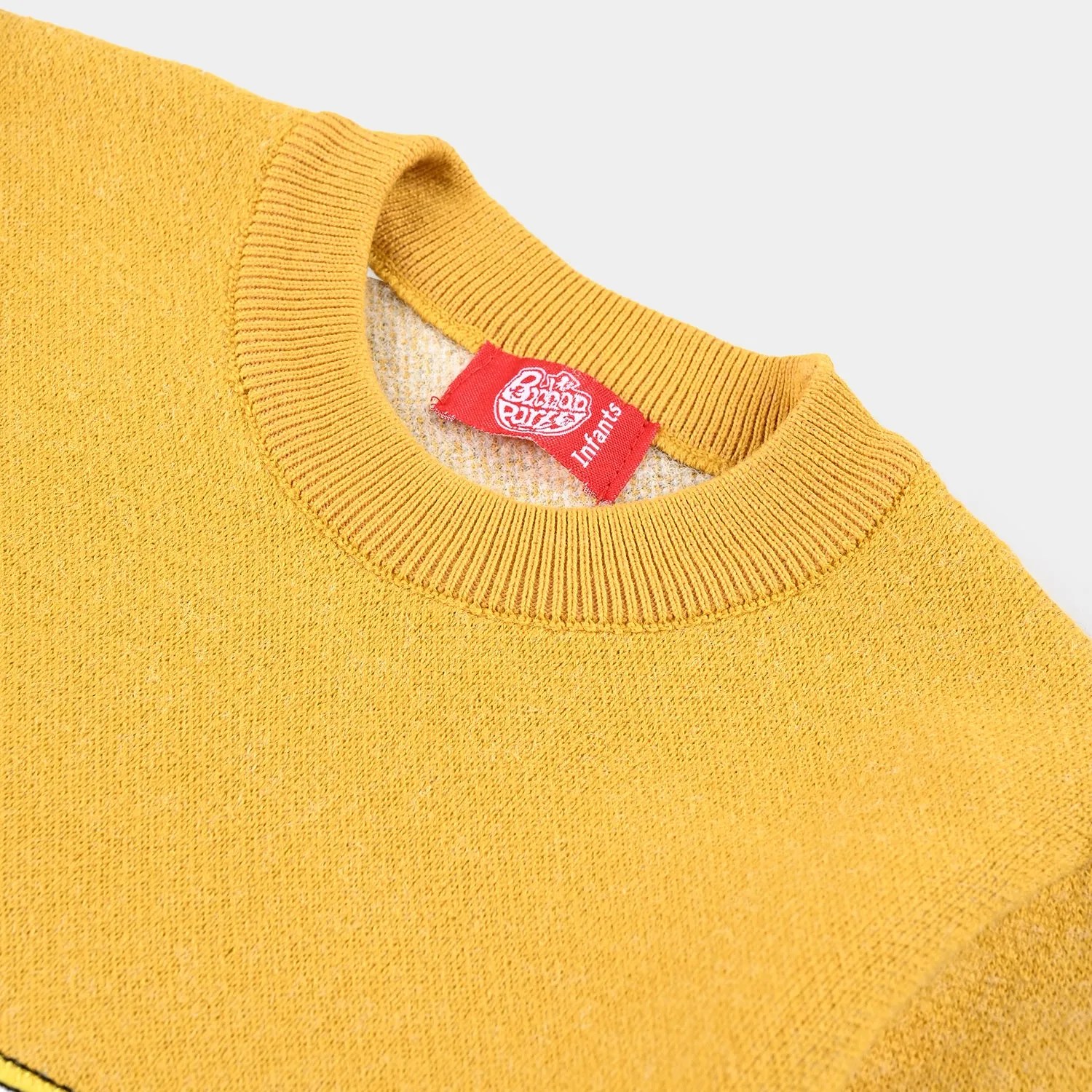 Boys Knitted Sweater- Yellow