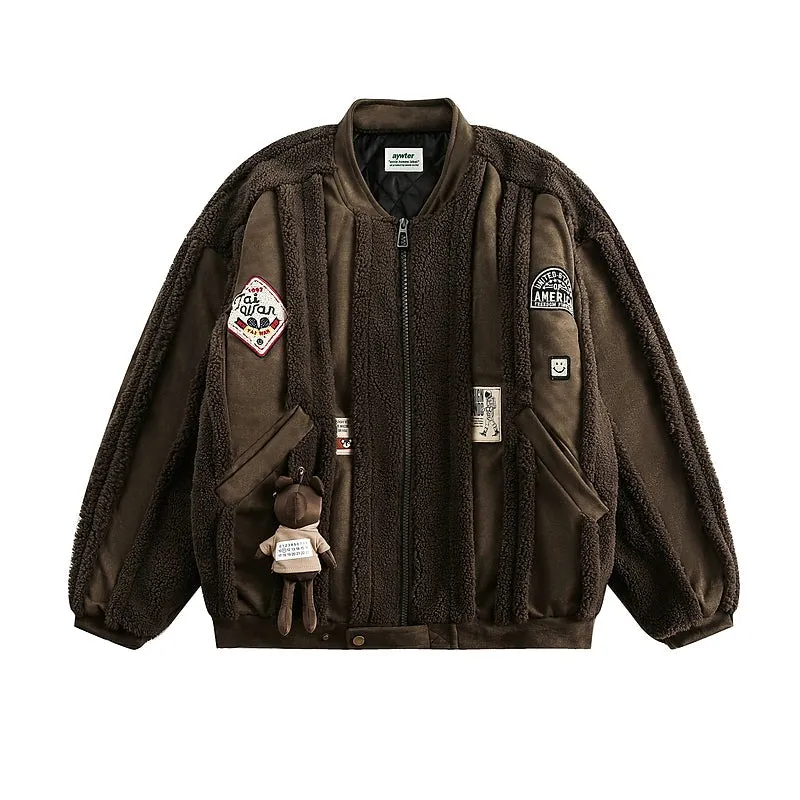 Brown Lambskin Cotton Jacket