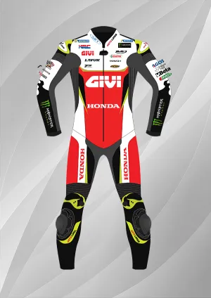 Cal Crutchlow LCR Honda MotoGP 2019 Leather Honda Racing Suit