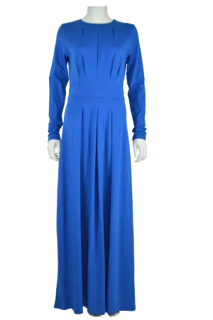 Chic Knit Maxi Dress- Blue