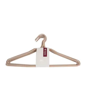 Cloth Hangers, Peach, Plastic, Set of 10