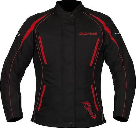 DUCHINNI VERONA 4 Season Vented Womens Motorcycle Jacket with Side Stretch Panels and Waterproof/Thermal Liners