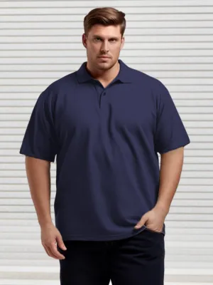 Fitursize Big & Tall Casual Comfortable Quick Drying Men's Polo Shirts