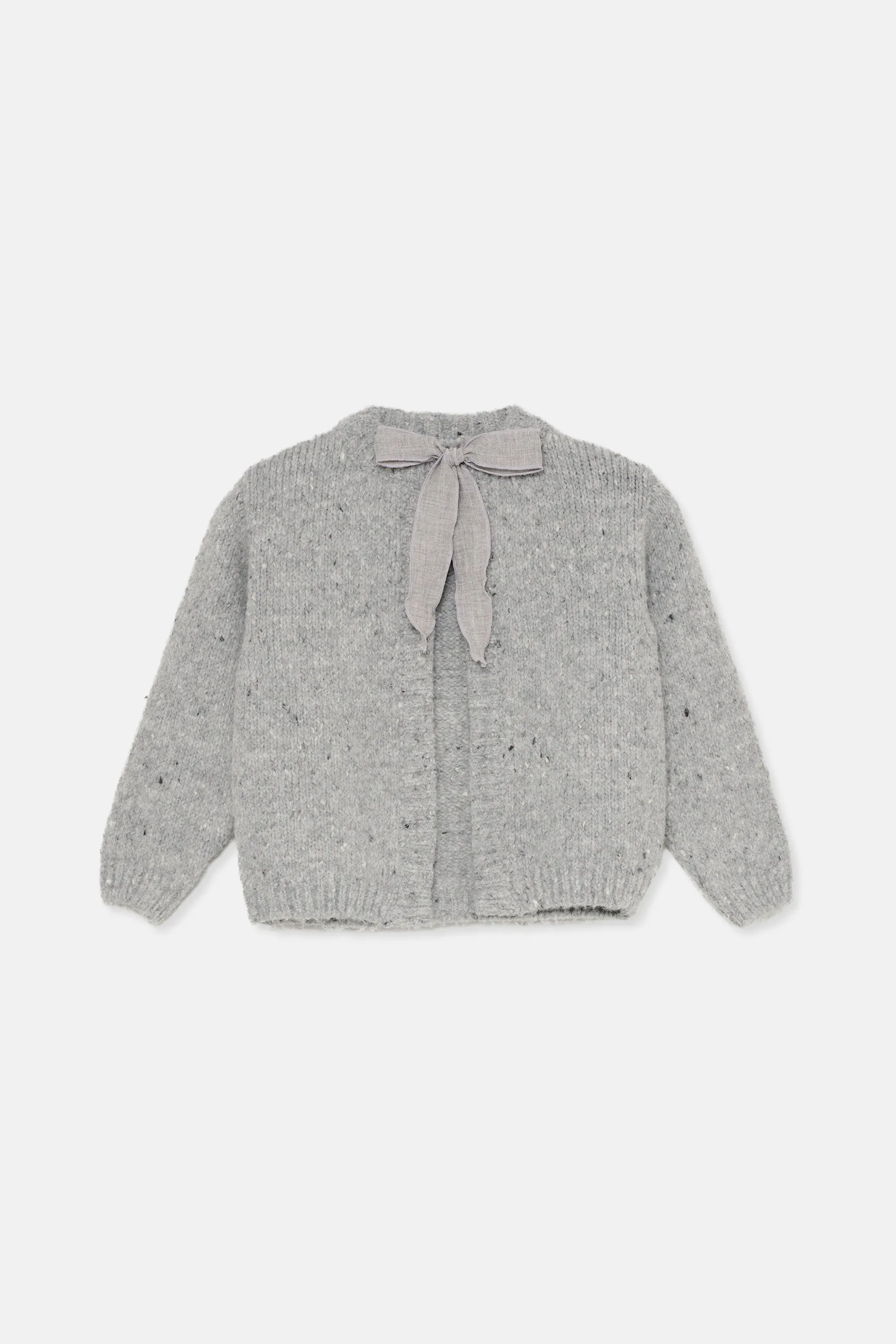 FLECKED TRICOT CARDIGAN