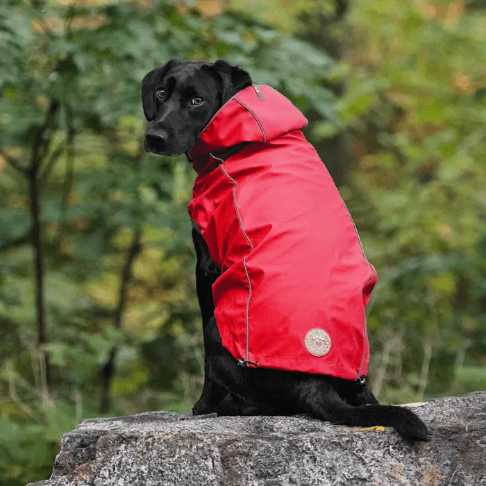 GF Pet Reversible Raincoat Red For Dogs