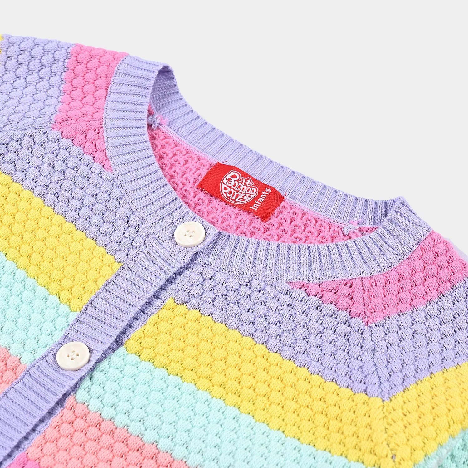 Girls Knitted Sweater - Multi