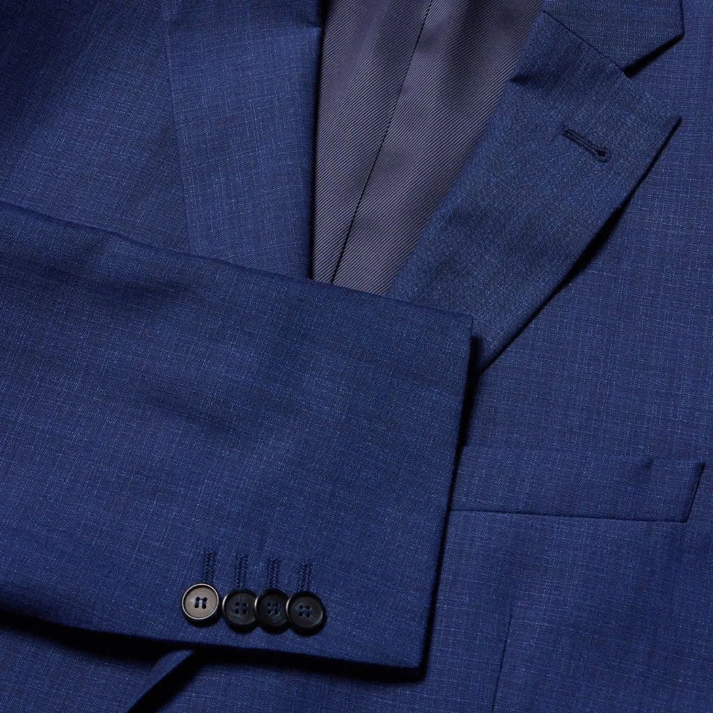 HENRY Single Breasted Notch Business Suit BLUE REG