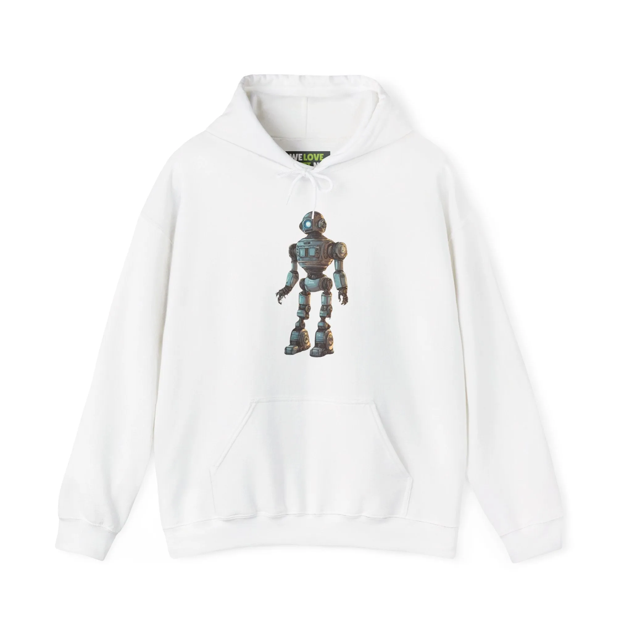 Hey Human Robot Spaceart Sci-Fi Hoodie