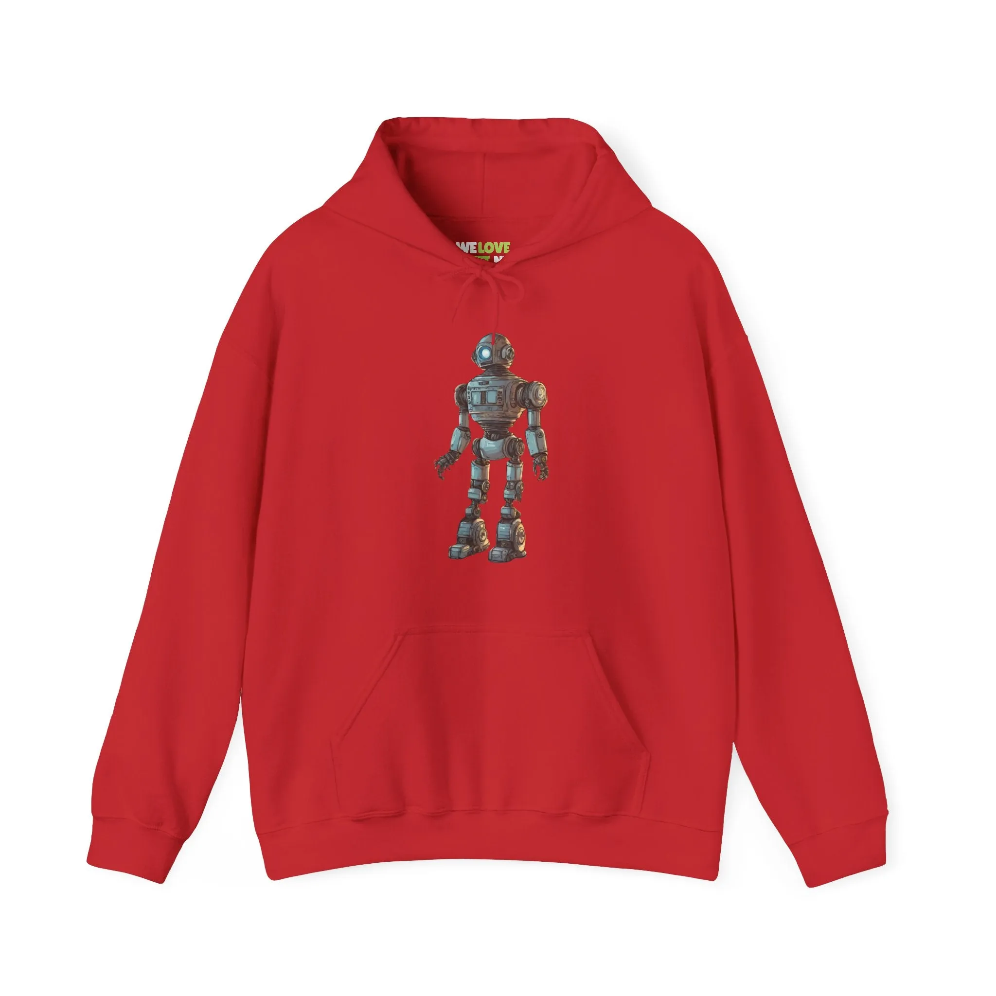 Hey Human Robot Spaceart Sci-Fi Hoodie