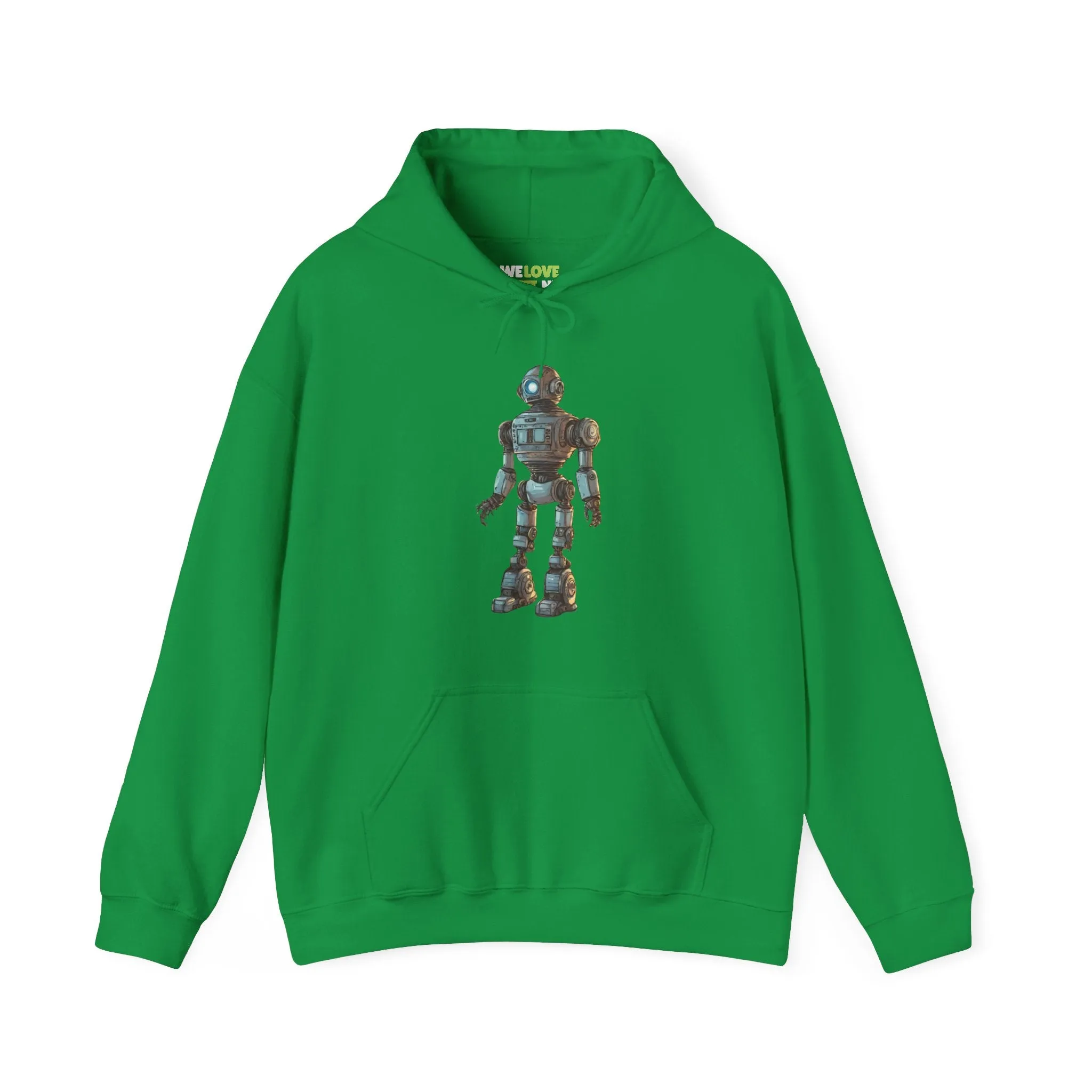 Hey Human Robot Spaceart Sci-Fi Hoodie