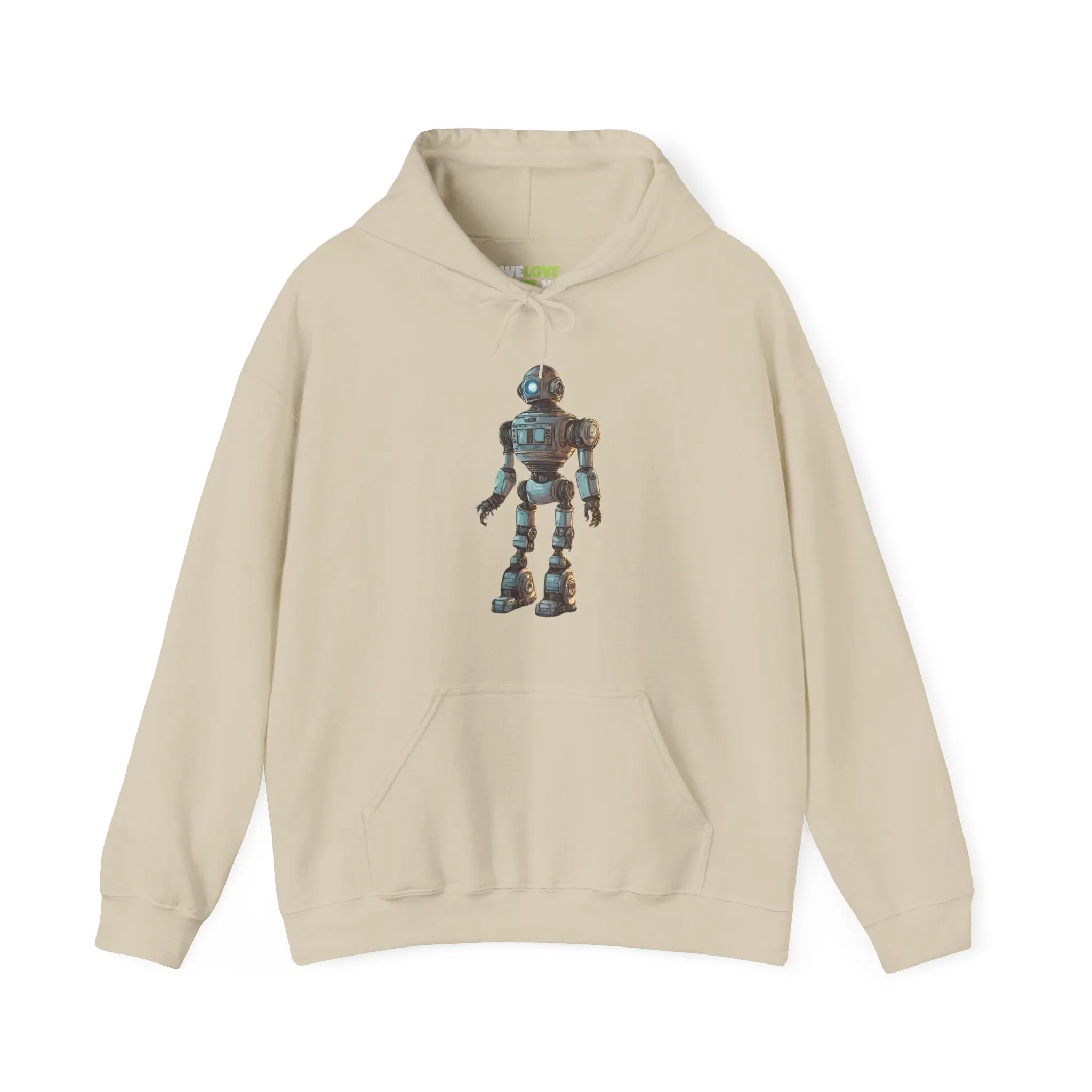 Hey Human Robot Spaceart Sci-Fi Hoodie