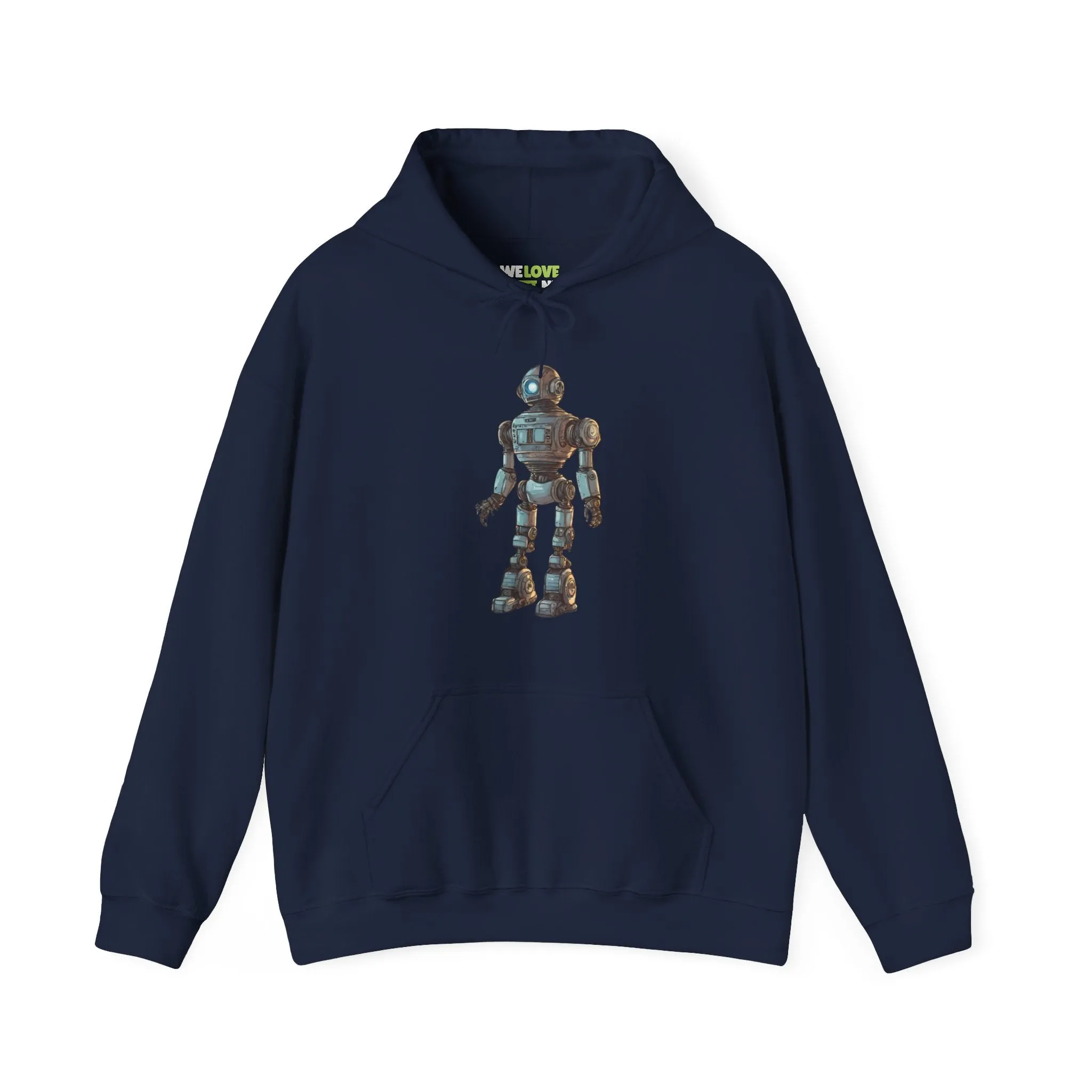 Hey Human Robot Spaceart Sci-Fi Hoodie