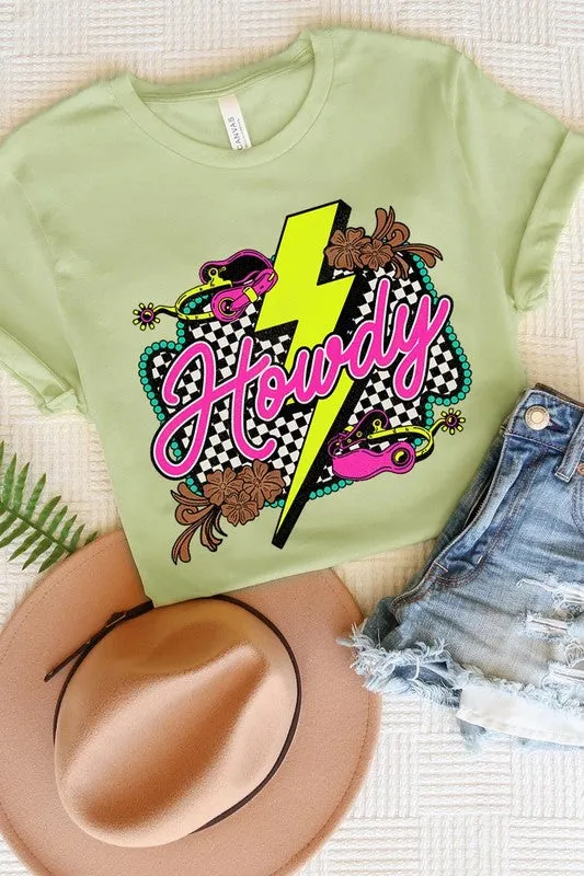 Howdy Thunder Western Graphic T Shirts