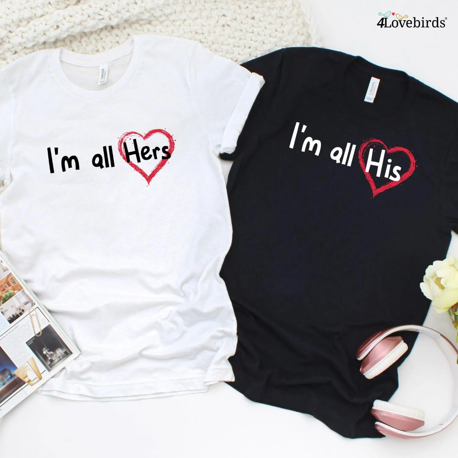 I'm All Hers and I'm All His Set - Perfect for Honeymoon or Anniversary Surprise, Unique Couple's Gift Sets!