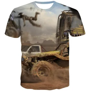 Jeep T shirts Men Offroad Tshirt Printed car T shirts Funny Short Sleeve