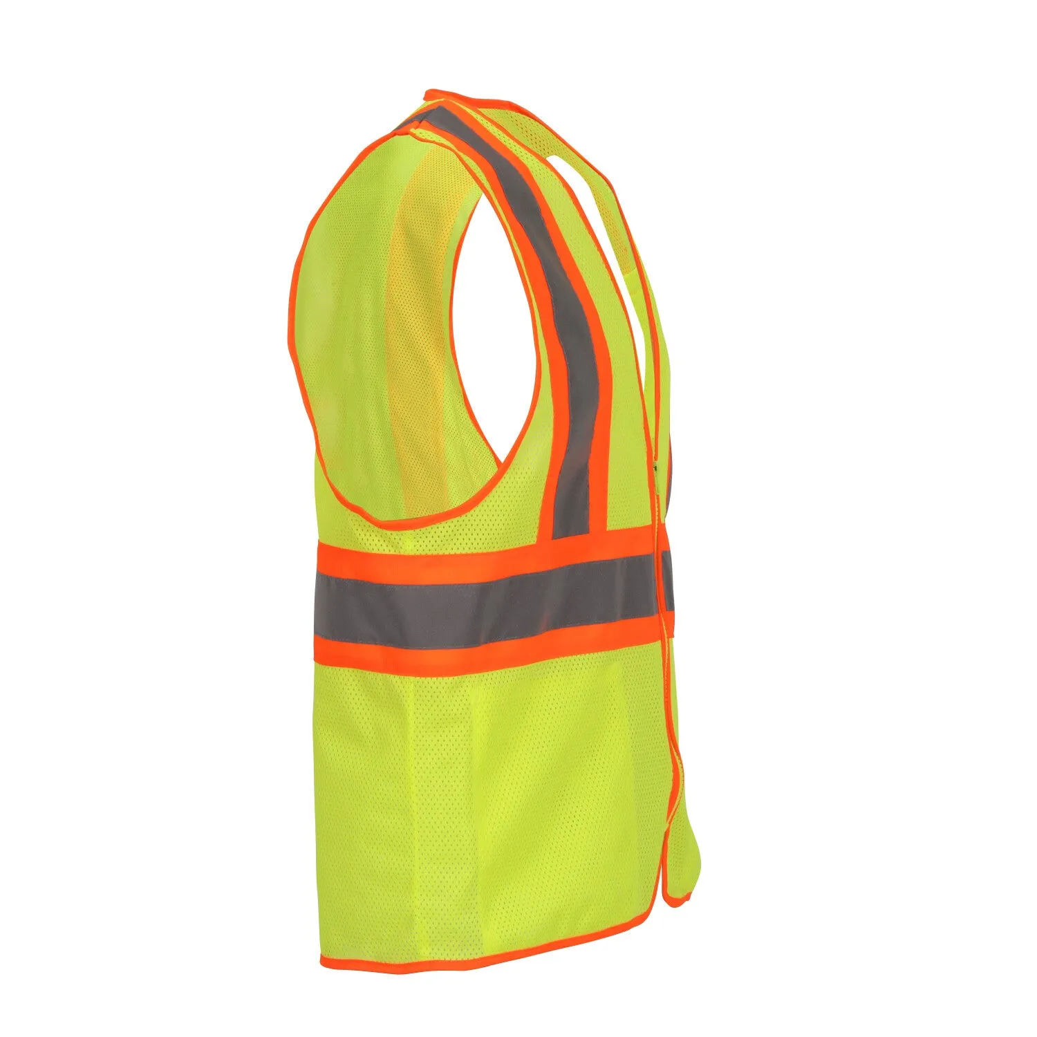 Job Sight Class 2 Two-Tone Mesh Vest