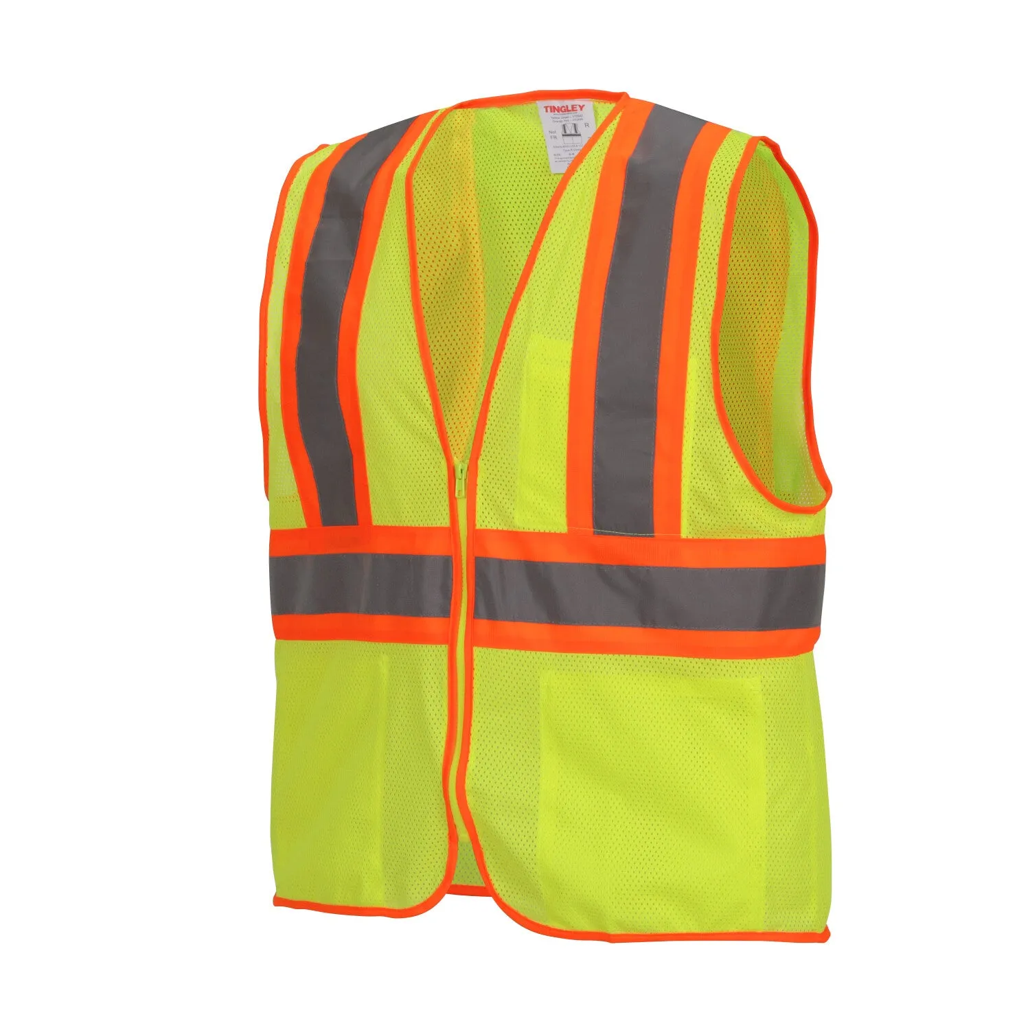 Job Sight Class 2 Two-Tone Mesh Vest