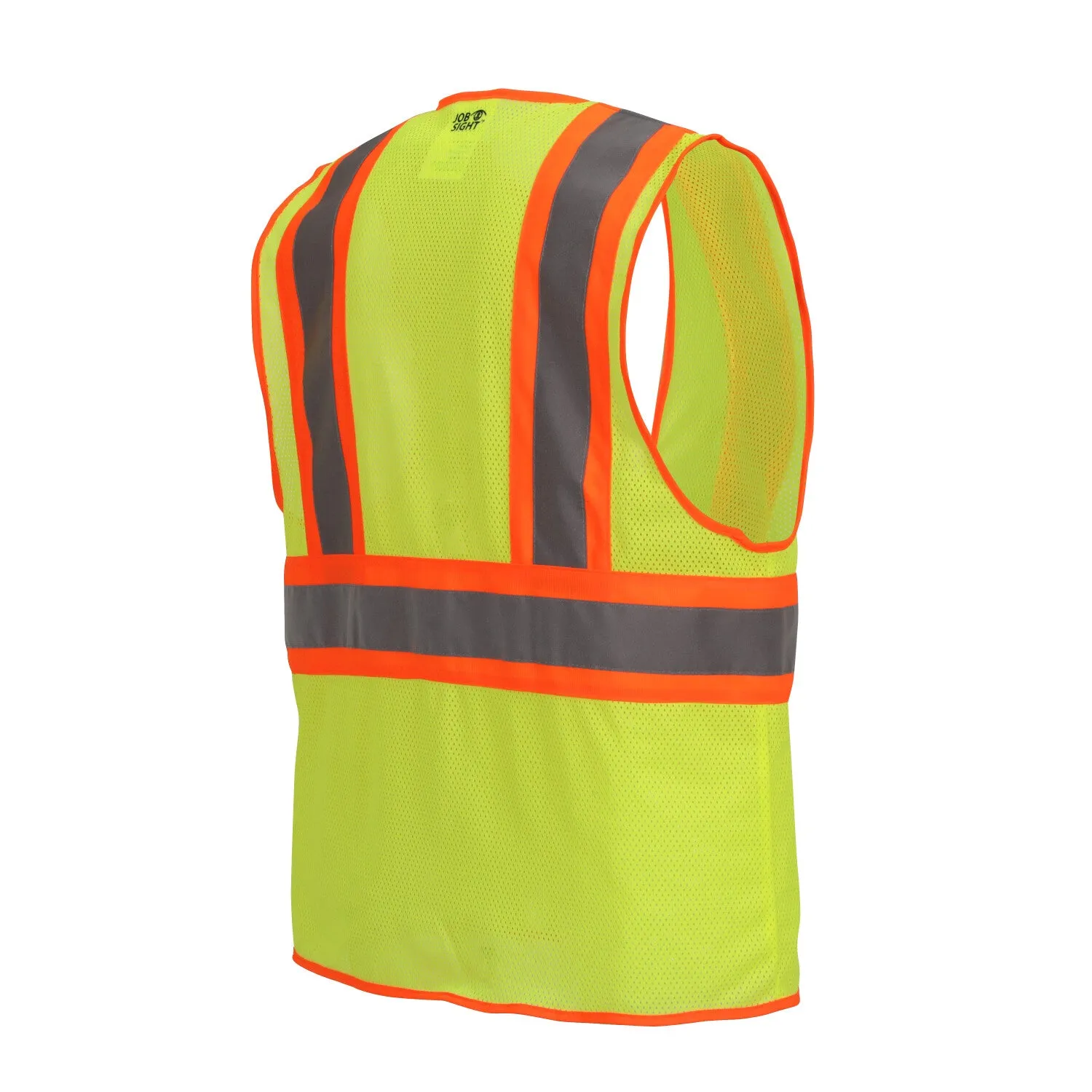 Job Sight Class 2 Two-Tone Mesh Vest