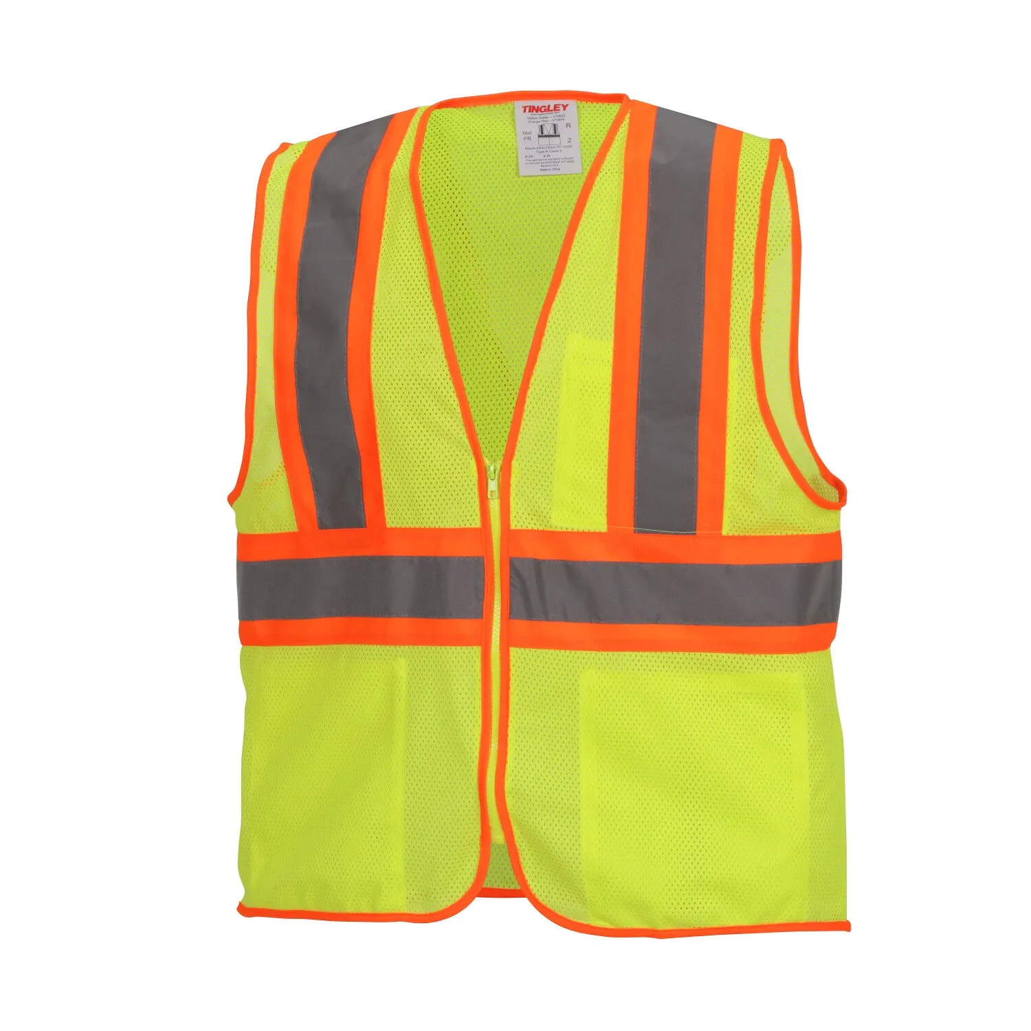 Job Sight Class 2 Two-Tone Mesh Vest