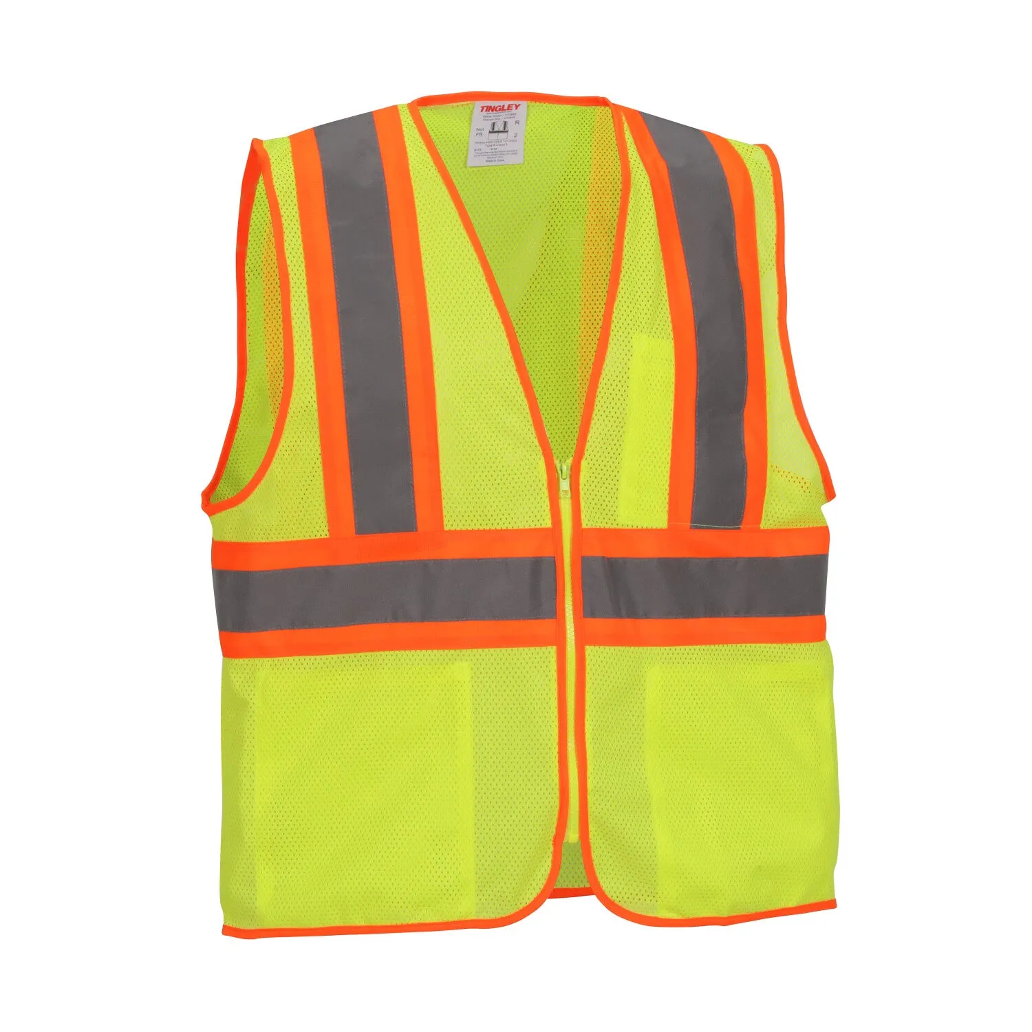 Job Sight Class 2 Two-Tone Mesh Vest