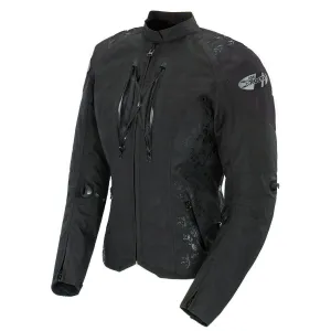 Joe Rocket 'Atomic 4.0' Womens Black Textile Motorcycle Jacket