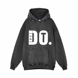 Just Do It Vintage Washed Hoodie Sweatshirt