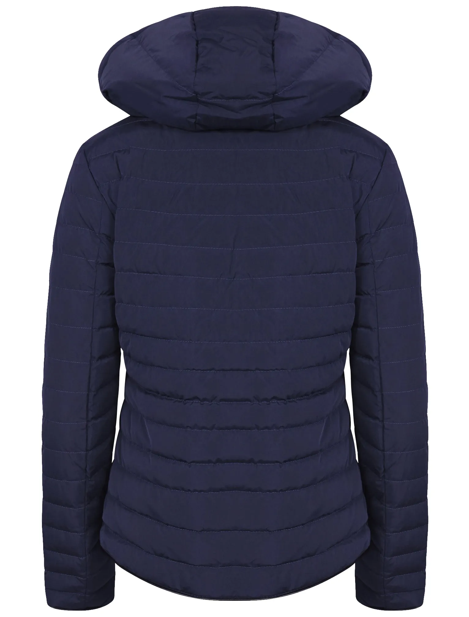 Kacie Quilted Hooded Jacket in Peacoat - Tokyo Laundry