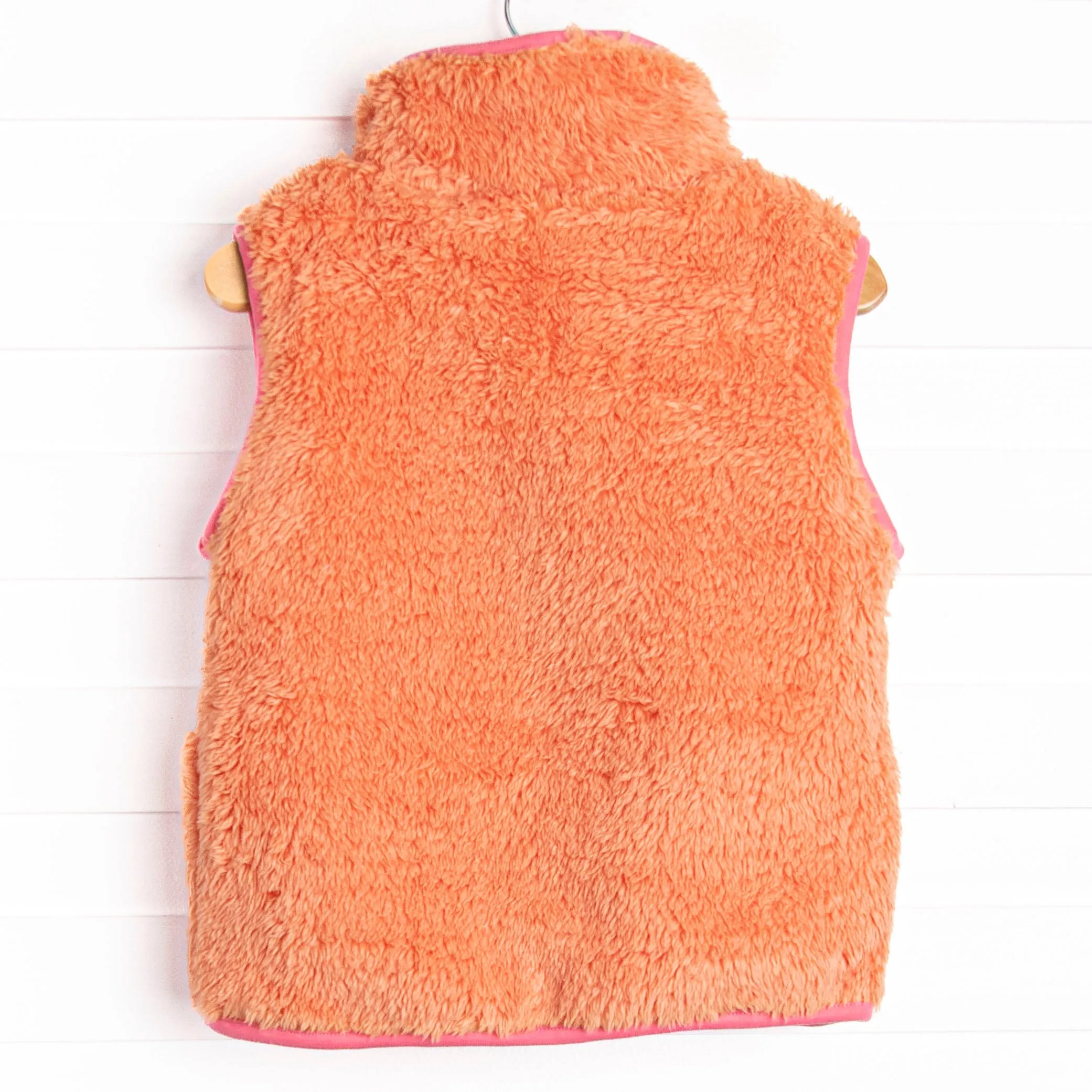 Kasey Color Block Vest, Coral