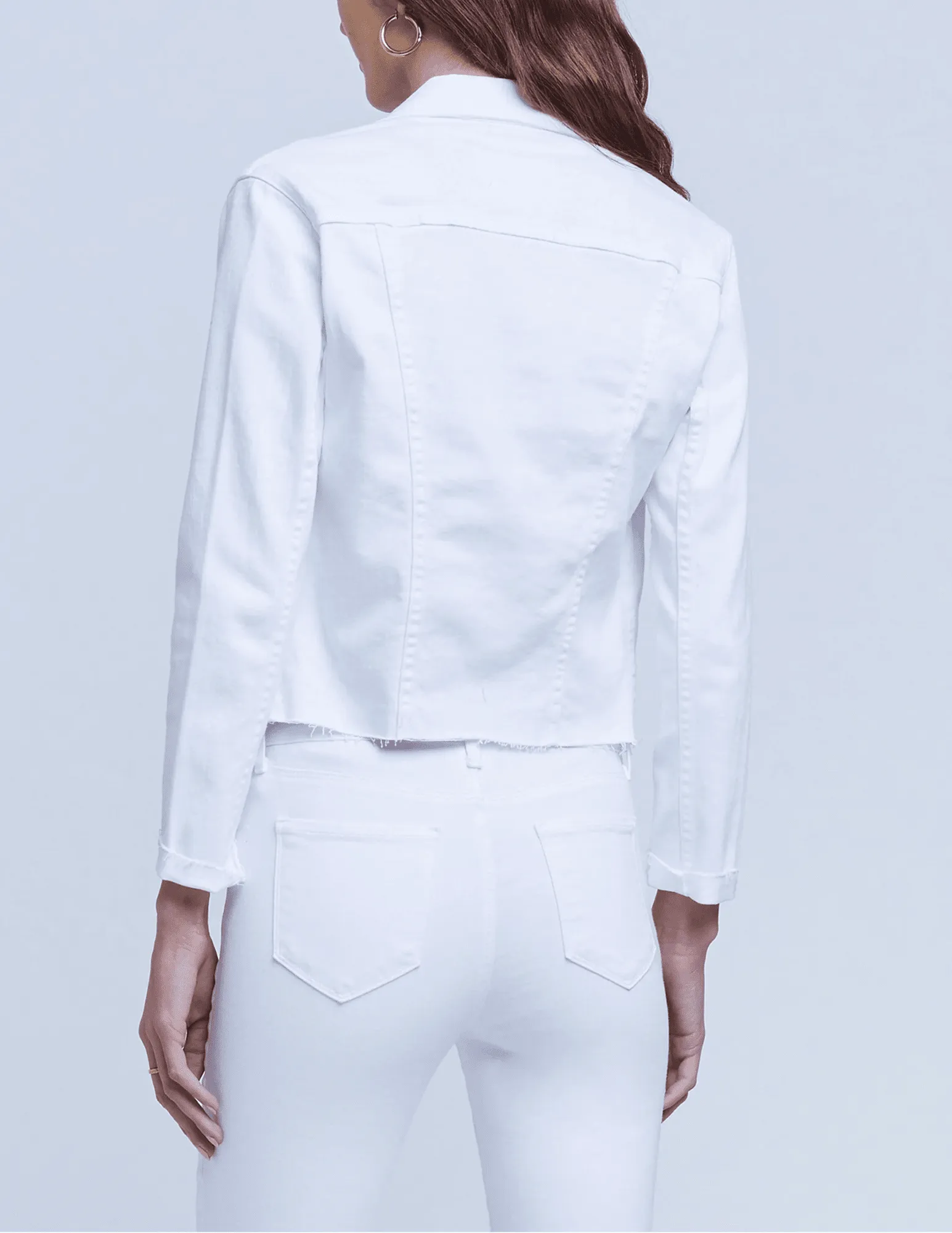 L'Agence Janelle Slim Raw Jacket