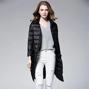 Long Overcoat Slim Solid Winter Coat