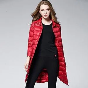 Long Overcoat Slim Solid Winter Coat