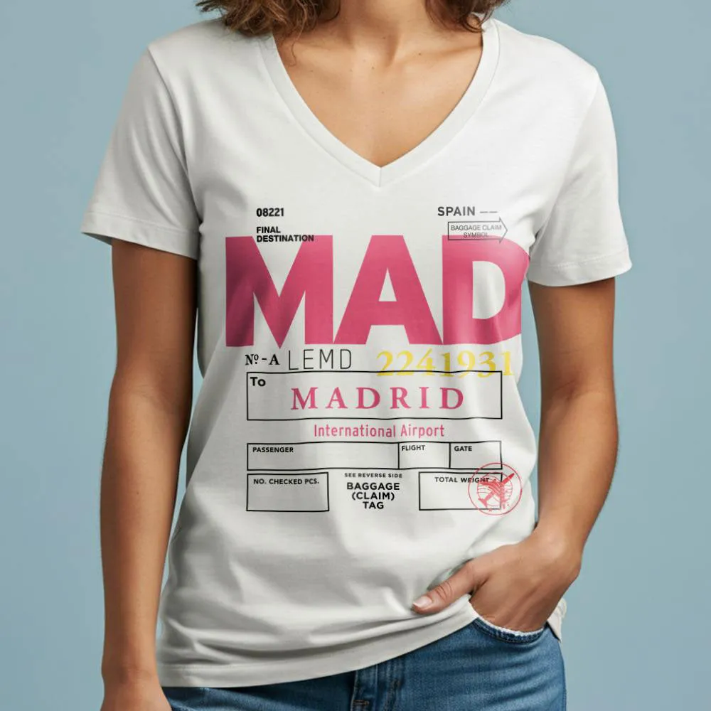 MAD - Women's V-Neck T-Shirt