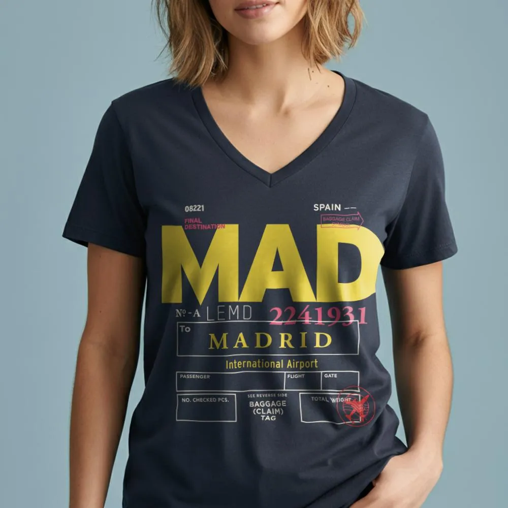 MAD - Women's V-Neck T-Shirt