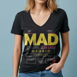 MAD - Women's V-Neck T-Shirt