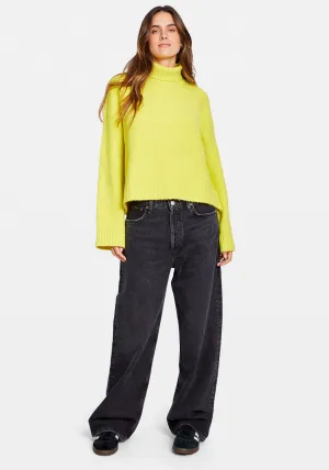 MANDIE TURTLENECK BLAZING YELLOW