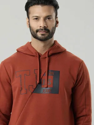 Men Full Sleeve Color Block Hoodie Sweatshirt