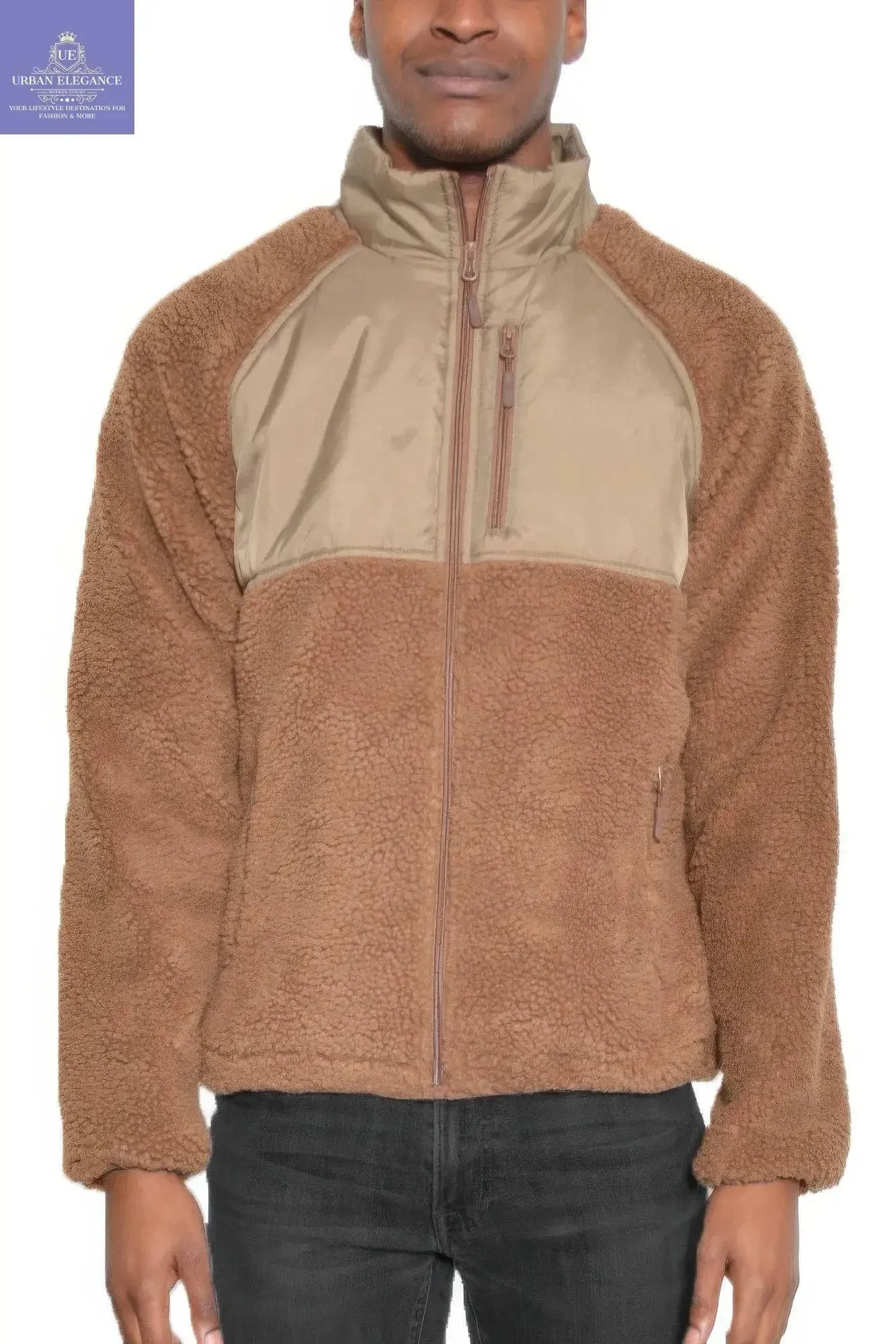 Men's Cozy Sherpa Fleece Winter Jacket