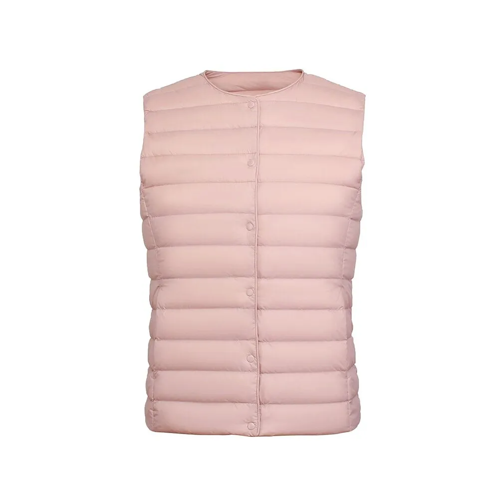 NewBang 90% Matt Fabric Women's Warm Vests Ultra Light Down Vest Women Two Ways Waistcoat Portable Warm Sleeveless Winter Liner