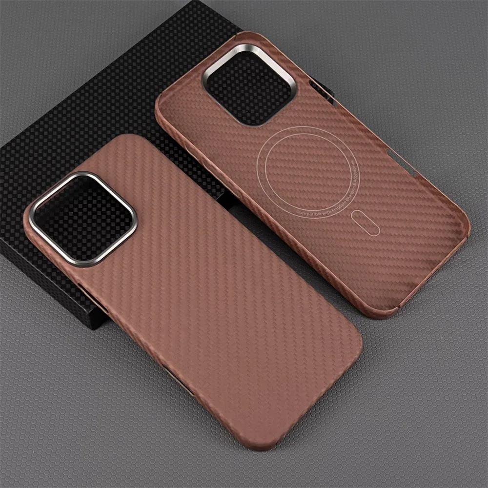 Oatsbasf Luxury Pure Aramid Fiber Case for Apple iPhone 16 Series