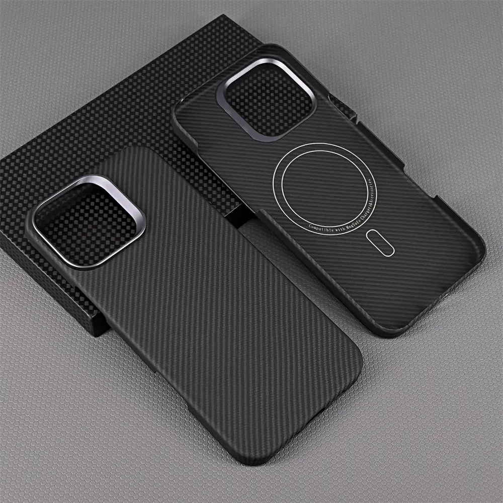 Oatsbasf Luxury Pure Aramid Fiber Case for Apple iPhone 16 Series