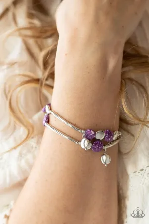 Paparazzi Bracelet ~ Terrazzo Territory - Purple