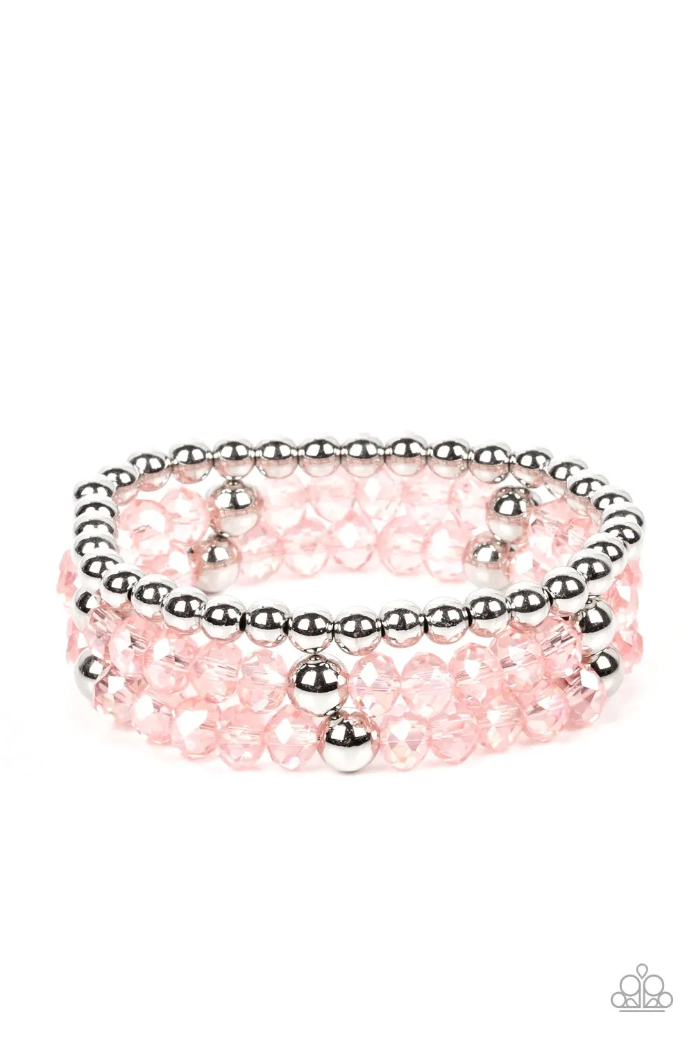 Paparazzi Prismatic Perceptions - Pink Bracelet