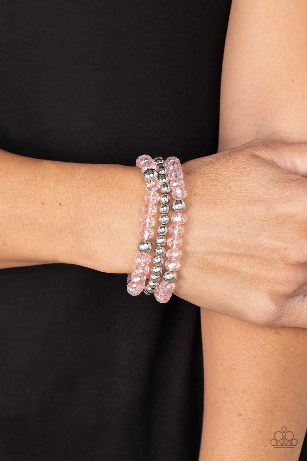 Paparazzi Prismatic Perceptions - Pink Bracelet