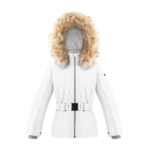 Poivre Blanc Girls Ski Jacket W23 - White 8-16 yrs